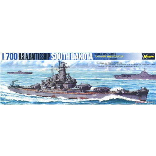 [HASEGAWA] South Dakota 1/700 scale