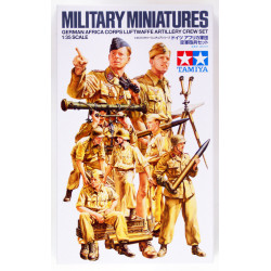 [TAMIYA] German Africa Corps Luftwaffe Artillery Set 1/35 scale
