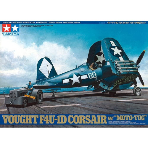 [TAMIYA] Vought F4U-1D Corsair w/ "Moto-Tug" 1/48 scale